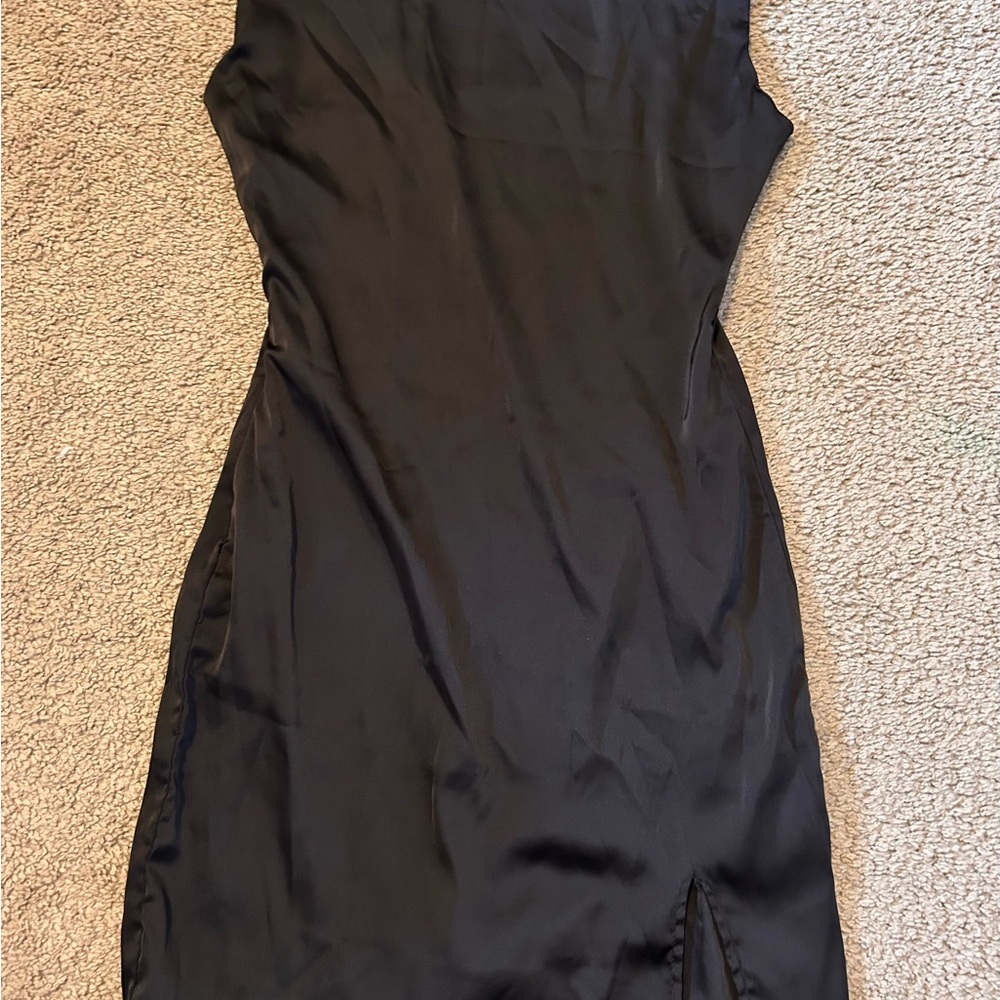Black Silk Dress